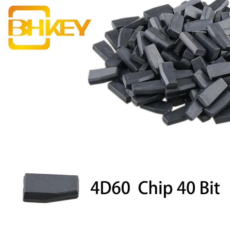 Чип BHKEY для Ford 4D60 ID60 40 бит 1 шт. карбоновый пустой чип Fiesta Connect Focus Mondeo Ka транспондера