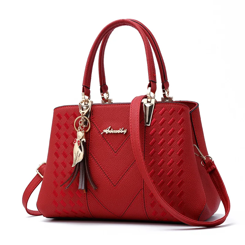 

Mom Bag Women's 2019 New Style Summer Women's Handbag Simple Shoulder Bag Fashion Shoulder Bag Middle-aged WOMEN'S Bag