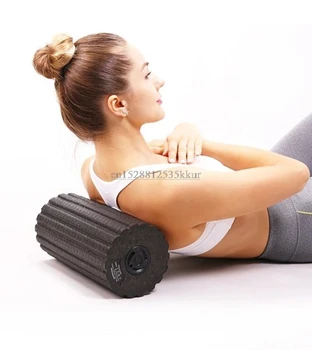 

Yoga Massage Electric 4-Speed Vibrating Foam Fitness Roller for Body Slimming Massage Deep Tissue Massager for Muscle Recovery