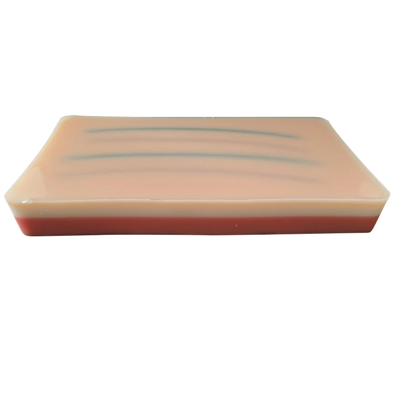 Iv Injection Training Pad Model Silicone Human Skin Suture Practice 4 Veins Imbedded | Канцтовары для офиса и дома