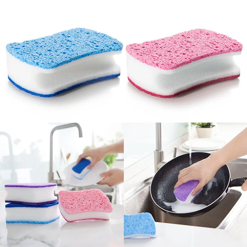 

Three-Layer Composite Sponge Sponge Household Cleaning Supplies /Nano Clean Scouring Pad Cleaning Sponge