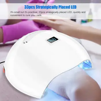 

Durable UV LED Nail Lamp Professional Rechargeable Nail Dryer Machine Nail Dryer Curing for Nail Gel Polish Drying Machine
