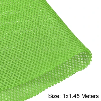 

uxcell Speaker Grill Cloth 1x1.45 Meters 39x57 Inch Polyester Fiber Dustproof Stereo Mesh Fabric for Repair DIY Green