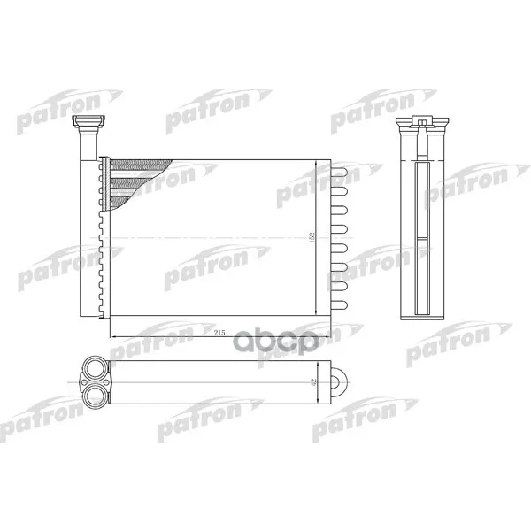 Радиатор Отопителя Ford: Mondeo All, 93-96 PATRON арт. PRS2030