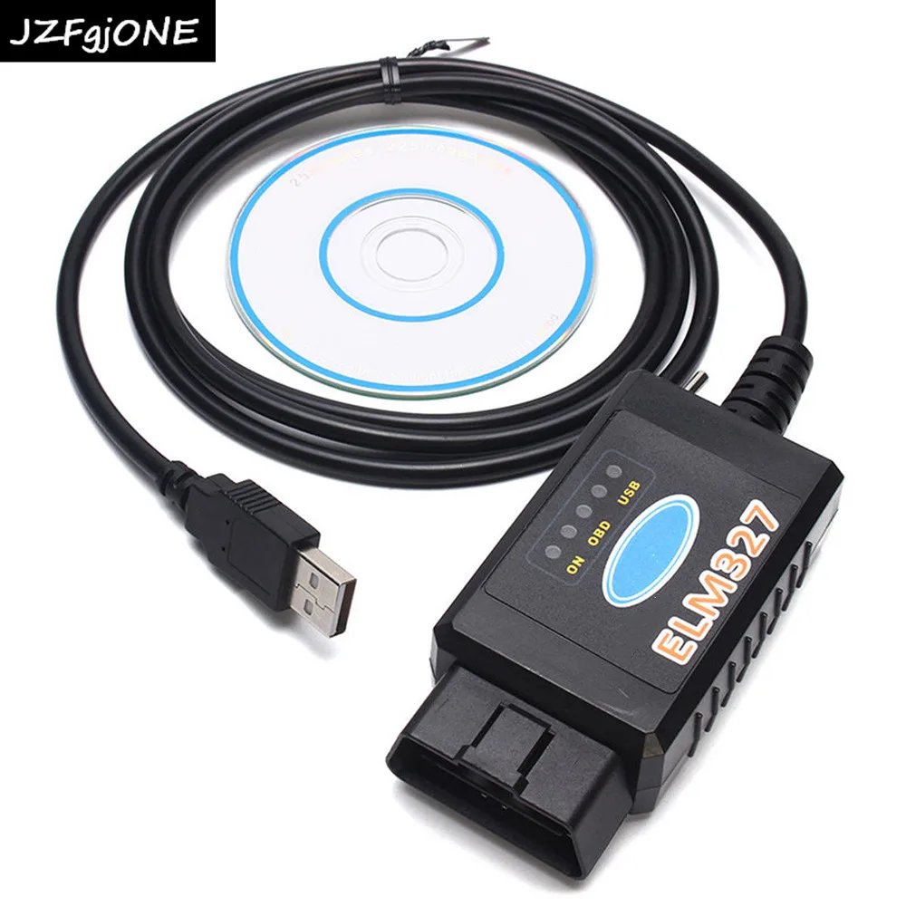 Диагностический сканер OBD2 ELM327 USB модифицированный для Ford MS CAN Mazda Forscan