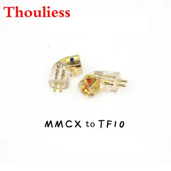 

Thouliess Free Shipping pair Headphone Plug for TF10 TF15 SF3 SF5 0.75mm Male to MMCX Female Converter Adapter