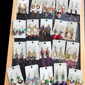 

30 Pairs/lot fashion women earrings lot top quality jewelry earrings wholesale 201107-165