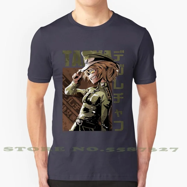 Youjo Senki Tanya Cool Design Trendy T Shirt Tee Anime Meme Manga Light Novel Action Military Magic Youjo Senki France T Shirts Aliexpress