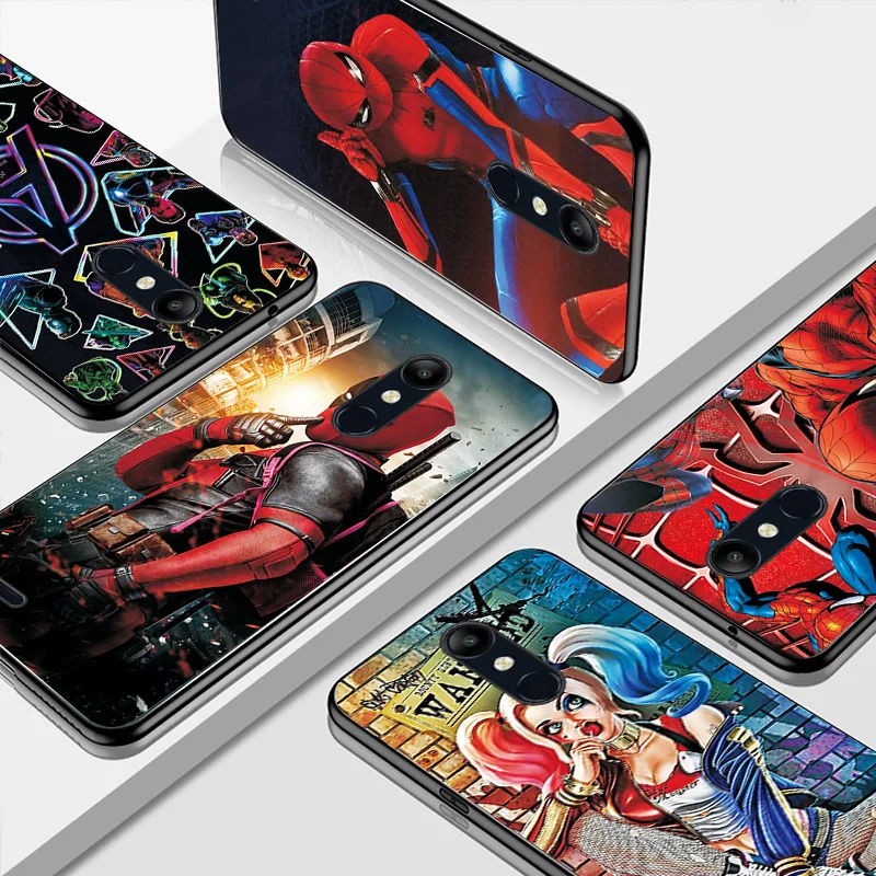 Cute Fashion Phone Case For LG K8 K7 K4 Black TPU Back Cover For LG K8 K10 K40 Case Bumper For LG K12 Plus LG X4