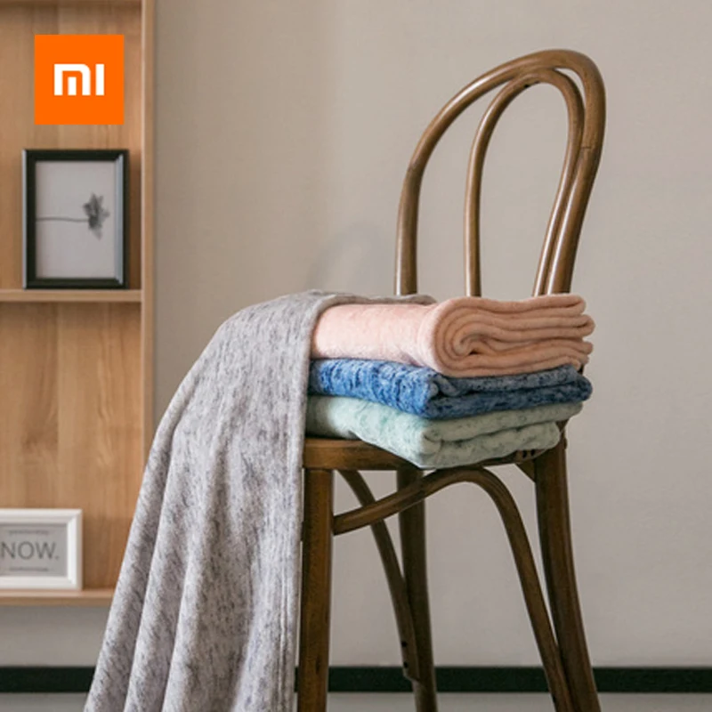 

Xiaomi Blanket Soft Flannel Aircraft Sofa Use Office Children Blanket Towel Travel Fleece Mesh Portable Car Travel Cover Blanket