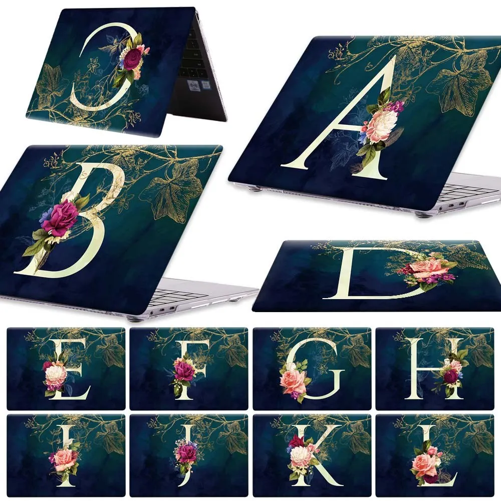 

Initial letters Laptop Protective Shell Case Cover Fit HUAWEI MateBook 13 14/D14 D15/Honor MagicBook 14 15/X Pro 2019 13.9