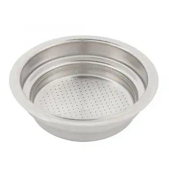 

New Durable Food Grade Coffee Tea Mesh Filter Double Layer Stainless Steel Coffee Machine Sliver Basket Filter
