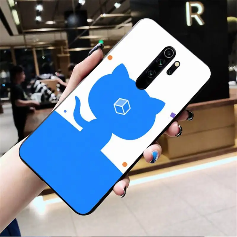 xiaomi leather case cover Social Github Programming Cat Soft Phone Case Cover for Redmi Note 9 8 8T 8A 7 6 6A Go Pro Max Redmi 9 K20 xiaomi leather case glass