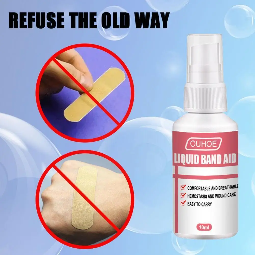 10ml Waterproof First Aid Liquid Bandage For Small Cut Wounds Healing