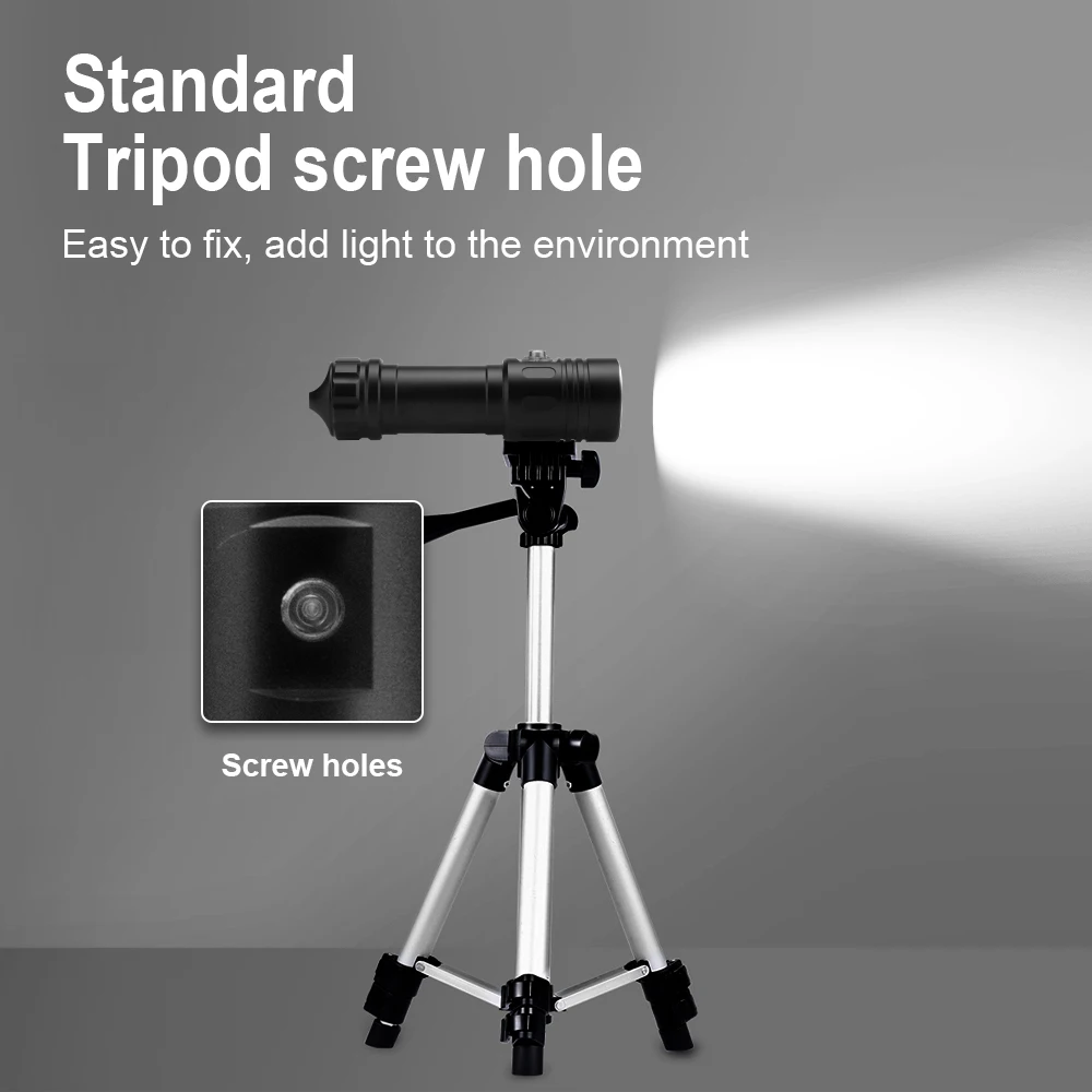 100 м фонарик для дайвинга светодиодный подводный светильник аккумуляторная cree xm