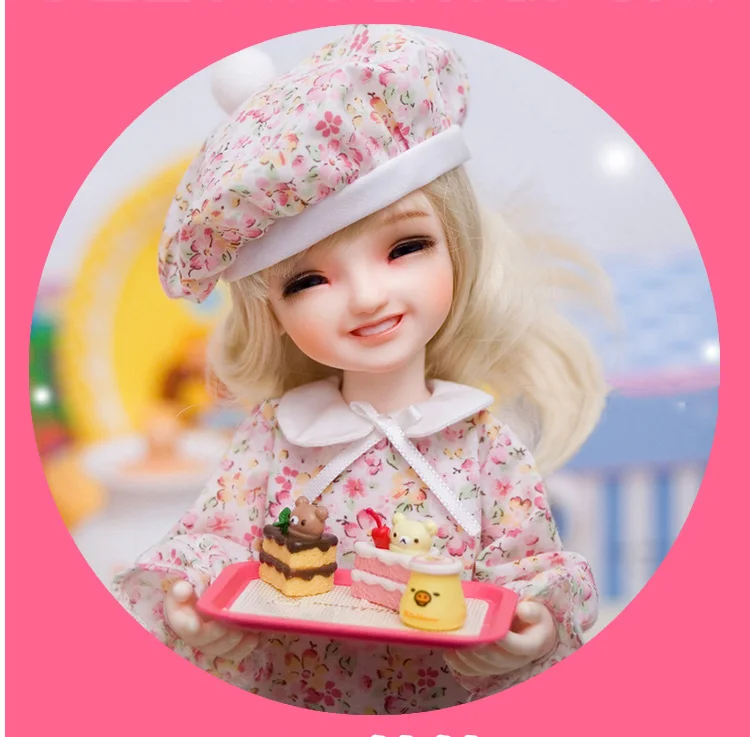 1/6 Обнаженная BJD кукла милая улыбающаяся Девушка BJD/SD смола фигурка кукла модель игрушка подарок. Не входит в комплект одежды, обуви, парика A0156bwyPingguo YOSD