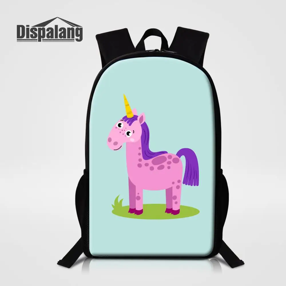 Backpack18 Мультяшный рюкзак для девочек, сова, единорог, лиса, на заказ, детские школьные сумки для средней школы, женские дорожные сумки на плечо, Mochila Feminina - Цвет: Backpack18