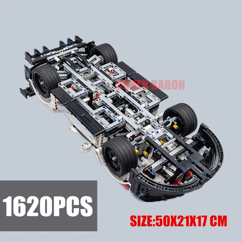 

New 1620PCS Technic Series Supercar Formula Racing Car Model Fit Legoings Technic 42096 Building Blocks Bricks Toy Kid Gift Boy