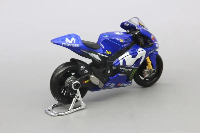 Дешево Maisto 118 2018 Yamaha YZR M1 Valentino Rossi модель велосипеда новая в коробке