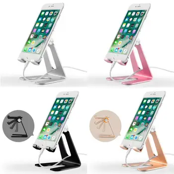 

Aluminum Adjustable Angle Cell Phone Tablet Stand Holder Cradle for Smartphone