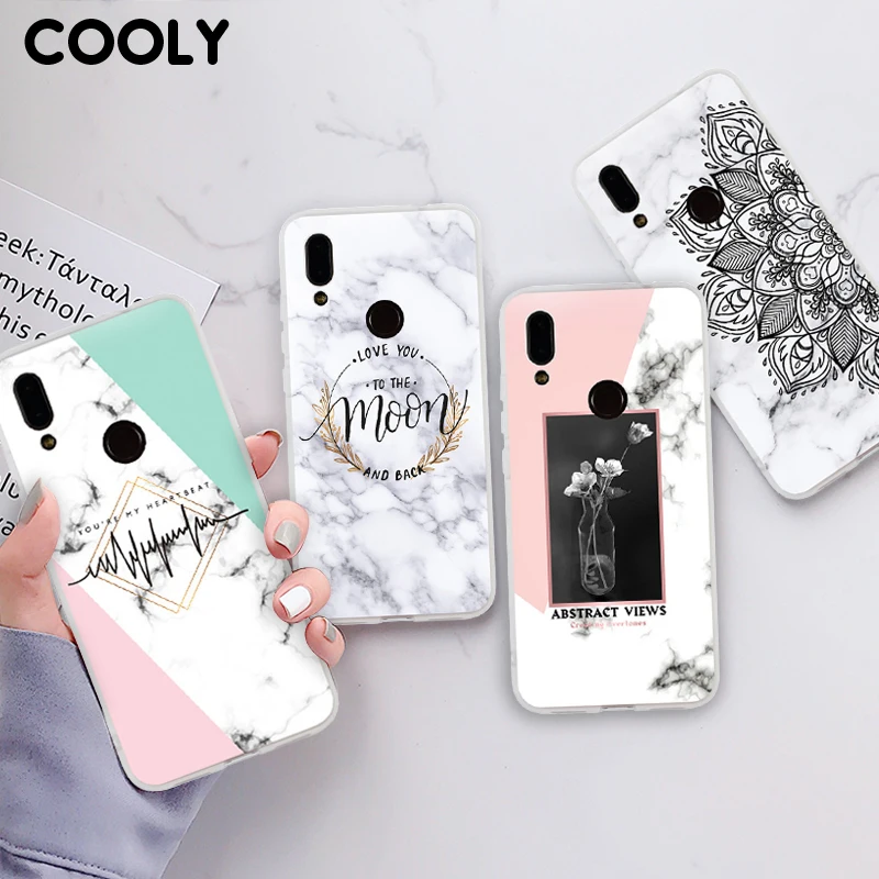 Мраморный чехол COOLY для Xiaomi Redmi 4A 5 Plus 5A 6A S2 Y2 7A K20 задняя крышка на Note 7 Pro 6 4 4X 3