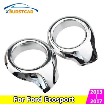 

Xburstcar Car Styling ABS Chrome Front Head Fog Light Lamp Cover Trim Foglight Frame for Ford Ecosport 2013 2014 2015 2016 2017
