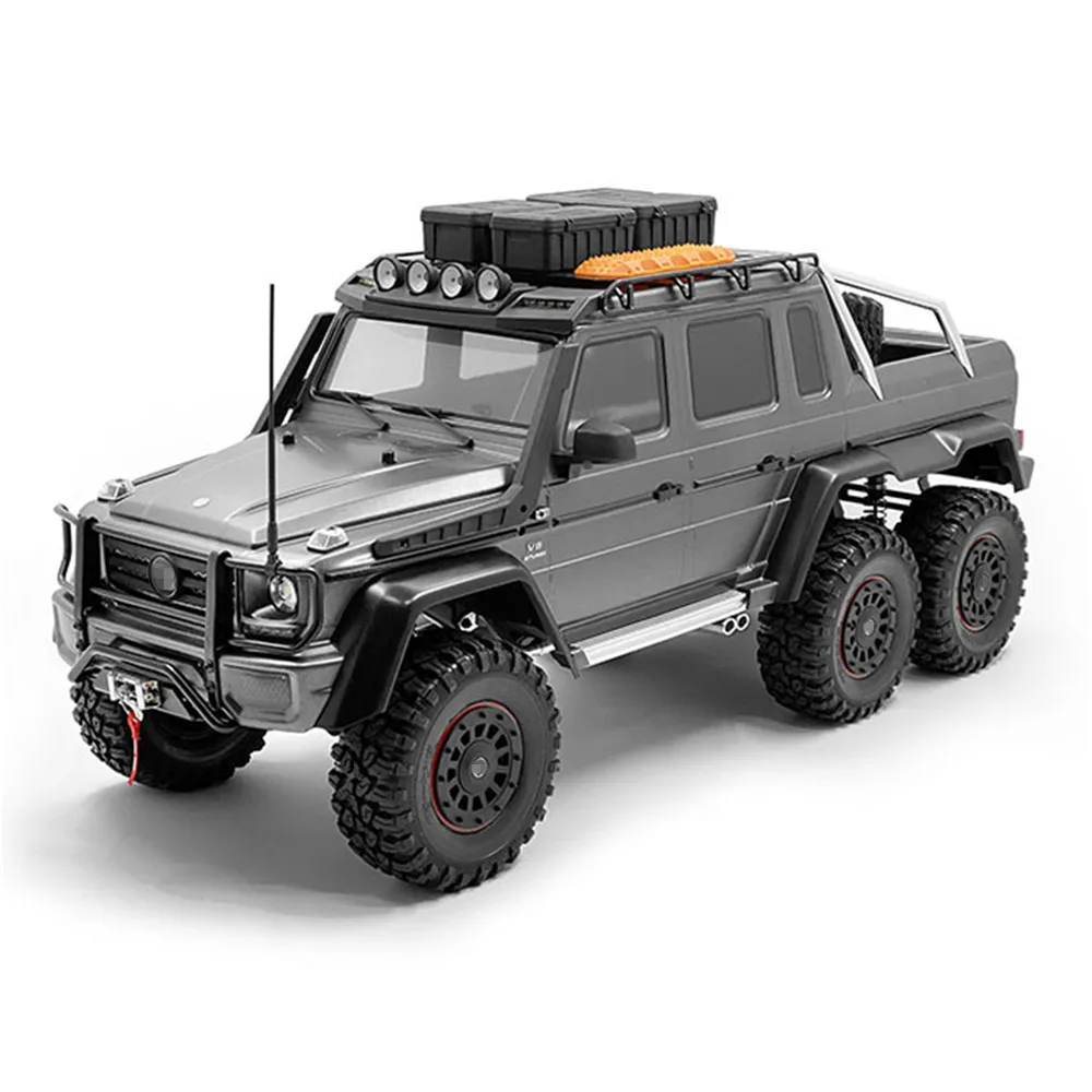Пластиковая антенна и металлический передний бампер для 1/10 TRAXXAS TRX4 G500 TRX6 G63 6X6 RC