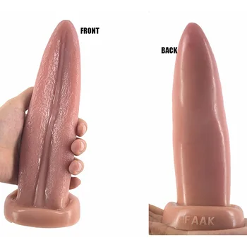 LUUK Tongue Shape Dildo Intimate Good Anal Plug Anal Dildo Butt Plug FAAK Vagina Masturbator Adult фалос для женщин Sex Products 3