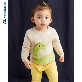 

Minibala Baby sweater baby autumn sweater 2020 new warm sweater cute pattern