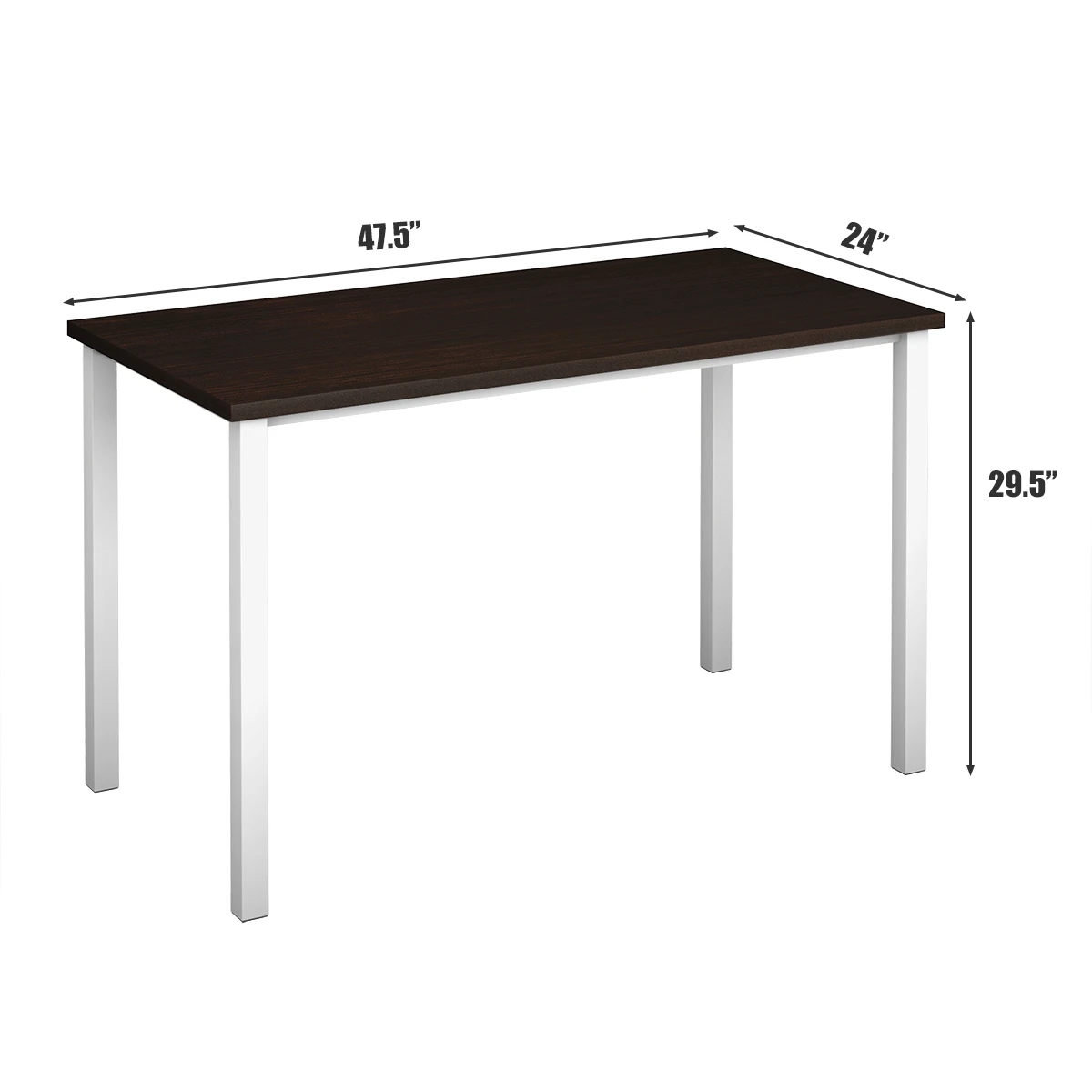 Costway Home Office Desk Computer PC Writing Table Workstation Furniture Wooden Modern Costway Home Office Desk Computer PC Writing Table Workstation Furniture Wooden Modern