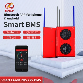 

smart 3.7V BMS 20S Bluetooth 72V 485 to USB device +CAN+NTC +UART togther Lion LiFePO4 LTO Batteries2.3V/2.4V conn