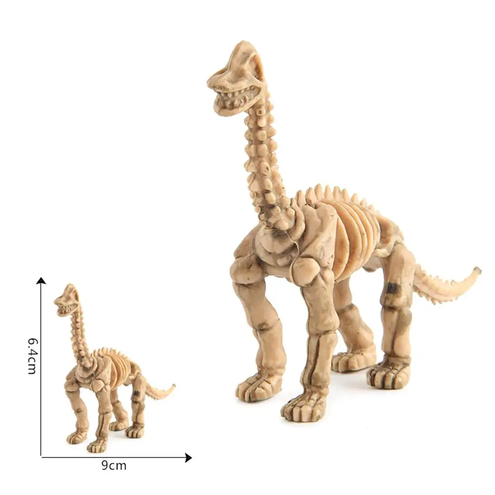 12 шт. Пластиковая Фигурка динозавра моделирование реалистичный Скелет динозавр фигурки Обучающие игрушки коллекция для детей подарки