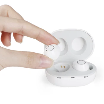 

USB Rechargeable Mini Ear Hearing Aids Apparatus In Ear Invisible Hearing Aids Assistant Adjustable Amplifier Ear Care Tools