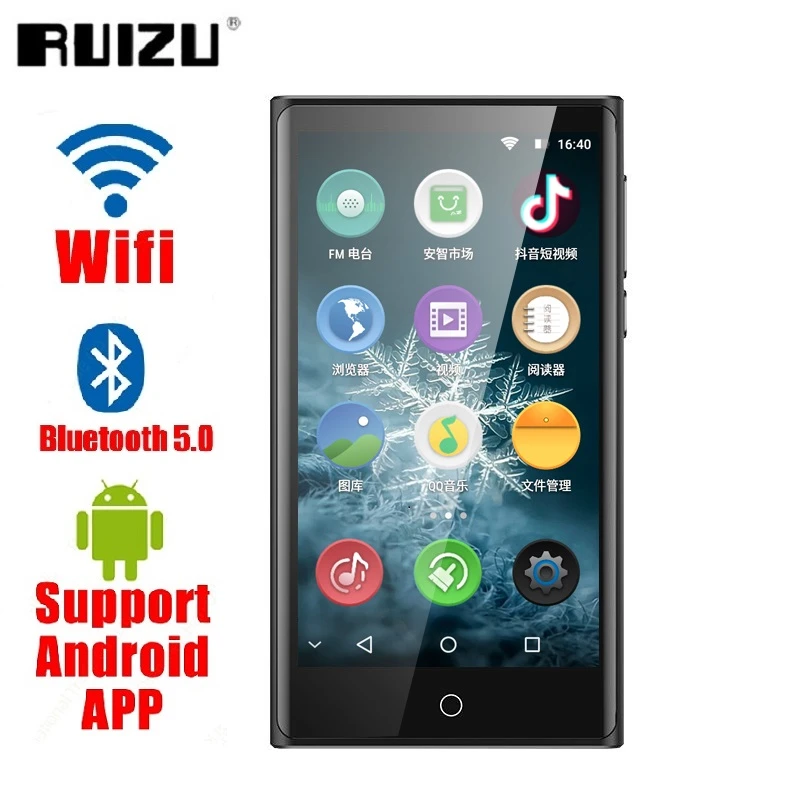 Newest Ruizu M15 Android Wifi Bluetooth Full Touch 3 5inch Ips Screen Mp3 Player Fm Radio Video Player Music Player Mp3 Player Aliexpress