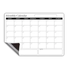 

Magnetic Monthly Weekly Planner Calendar Table Dry Erase Calendar Whiteboard Schedules Fridge Message Board Office Supplies