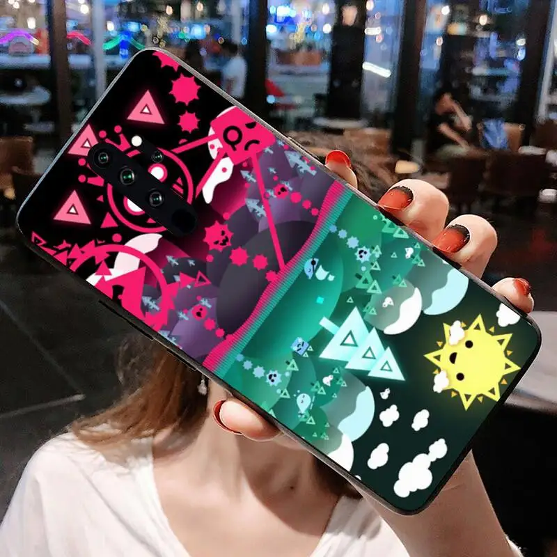 HOTCASHOP hot game Geometry Dash Phone Case for Redmi 9A 8A 7 6 6A Note 9 8 8T Pro Max Redmi 9 K20 K30 Pro 