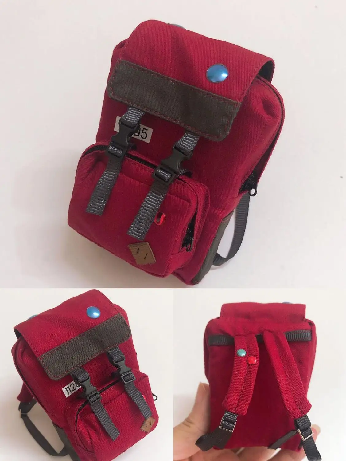 

In Stock 1/6 Scale Sp001 Parallel World Miles Red Backpack School Bag Soldier Parts For Collection