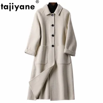 

Spring Autumn Coat Female Jacket Korean Vintage Black Long Wool Coat Women Clothes 2020 Outwear Coats Abrigo Mujer 19001 ZT2517