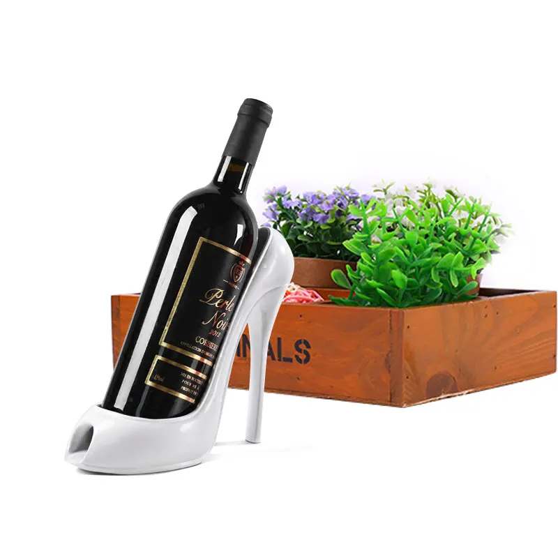 New High Heel Shoe Wine Bottle Holder Stylish Wine Rack Gift Basket Accessories New High Heel Shoe Wine Bottle Holder Stylish Wine Rack Gift Basket Accessories