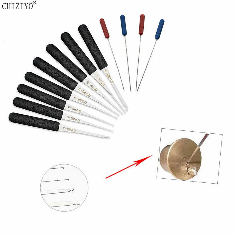 Multifunctional Broken Key Extractor Locksmith Tools Kit with Broken