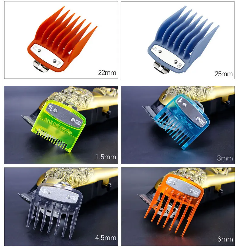 universal hair clipper cutting comb cover, barber shop trimmer protective gear accessory limit comb hairdressing tool