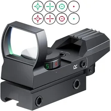 Quente 20mm 11mm ferroviário riflescope caça óptica holográfica red dot sight reflex 4 reticle tactical scope colimador vista parte