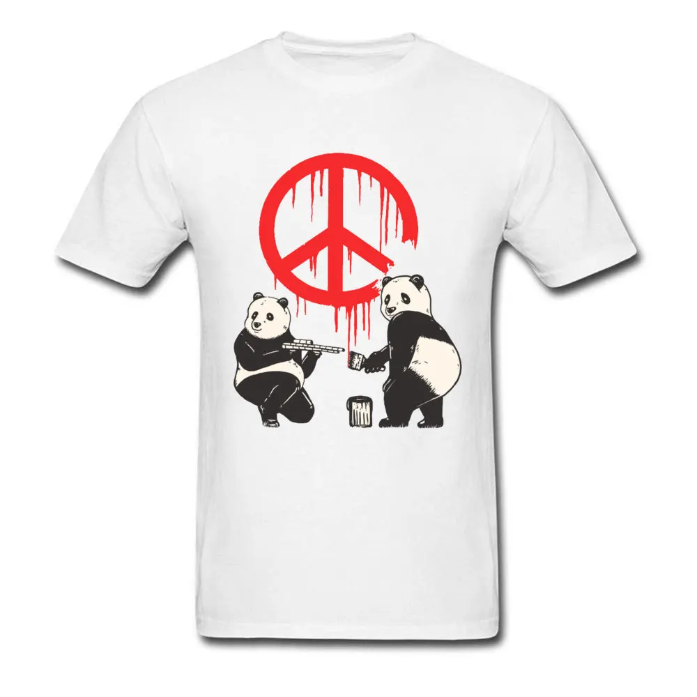 Мужская футболка Swag Pandalism Бэнкси знак мира с принтом панды скидка/осень s