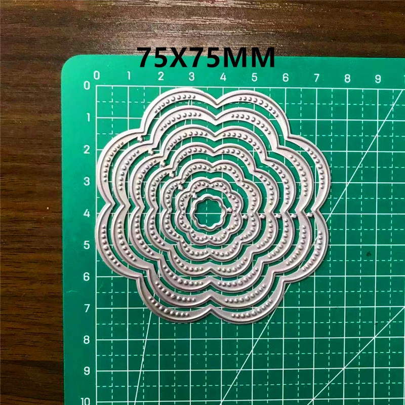

Circle Flower Metal Cutting Dies and Stamps diy Dies photo album cutting dies Scrapbooking Stencil Die Cuts Card Making
