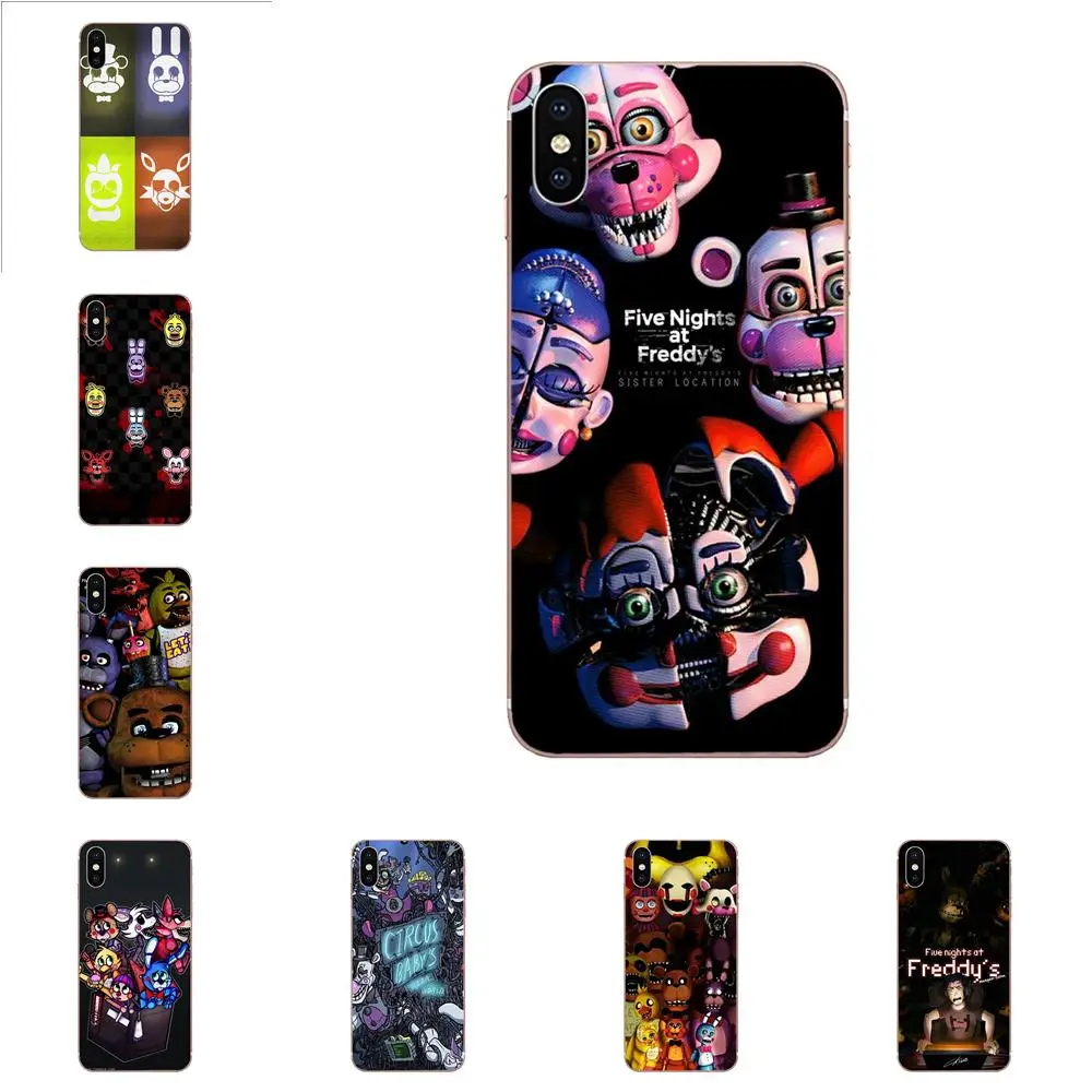 Героев игры «Five Nights At Freddy's» «пять ночей у Фредди» с рисунком персонажей из игры «пять ночей в Фредди» для Huawei NOVA 2 V20 Y3II Y5 Y5II Y6 Y6II Y7 Y9 G8 G9 GR3 GR5 GX8 Prime