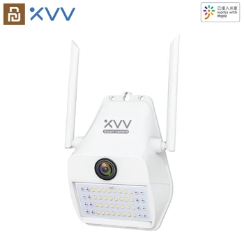 

Smart 1080P IP WiFi Camera MiHome APP Security Outdoor Wireless Webcam Xiaovv D7 Wall Yard Lamp Wide-angle Audio Night Vision