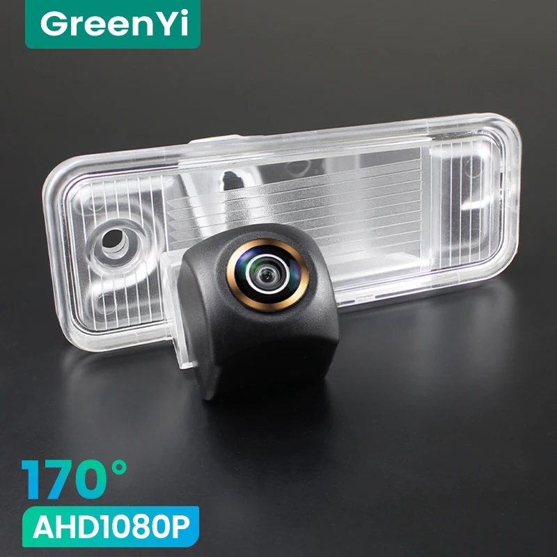 GreenYi 1080P HD 170° Car Rear View Camera For Hyundai Santa Fe IX25 Creta Carens Azera SantaFe 2013-15 Reverse 4 pin Vehicle Pa |
