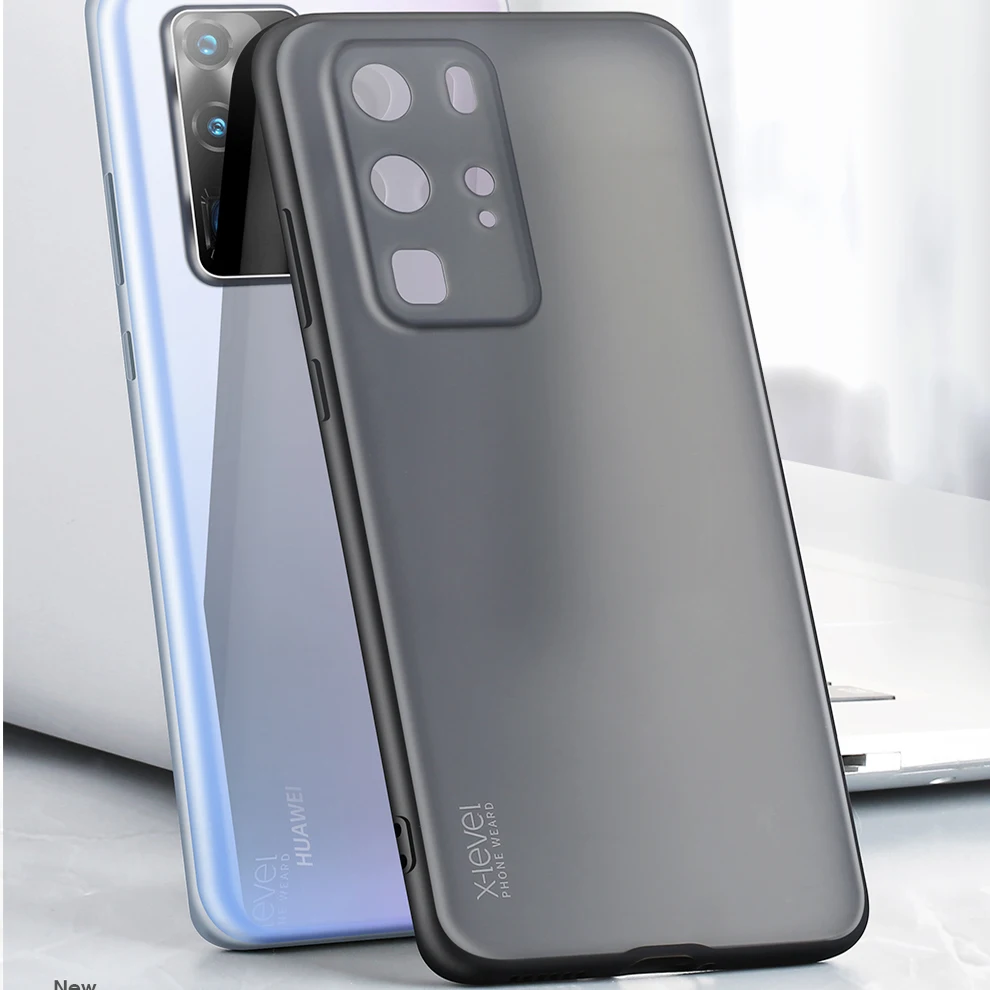 X-Level Transparent Case For Huawei P40 Pro Hard Matte PC Soft Silicone Edge Back Phone Cover Lite 5G | Мобильные телефоны и