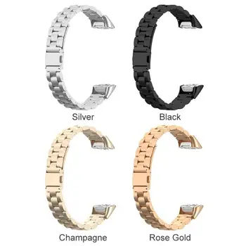 

Stainless Steel Adjustable Watch Strap Wrist Replace Bands for Samsung Galaxy Fit SM-R370 Smart Band