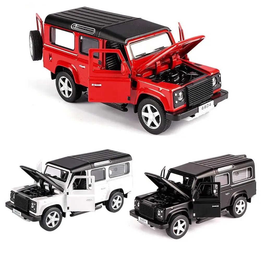

new arrvials 1/32 for Land Rover Defender Alloy Model Car Acousto-optic Pull-back Car Toy toys for kids 2 to 4 years old